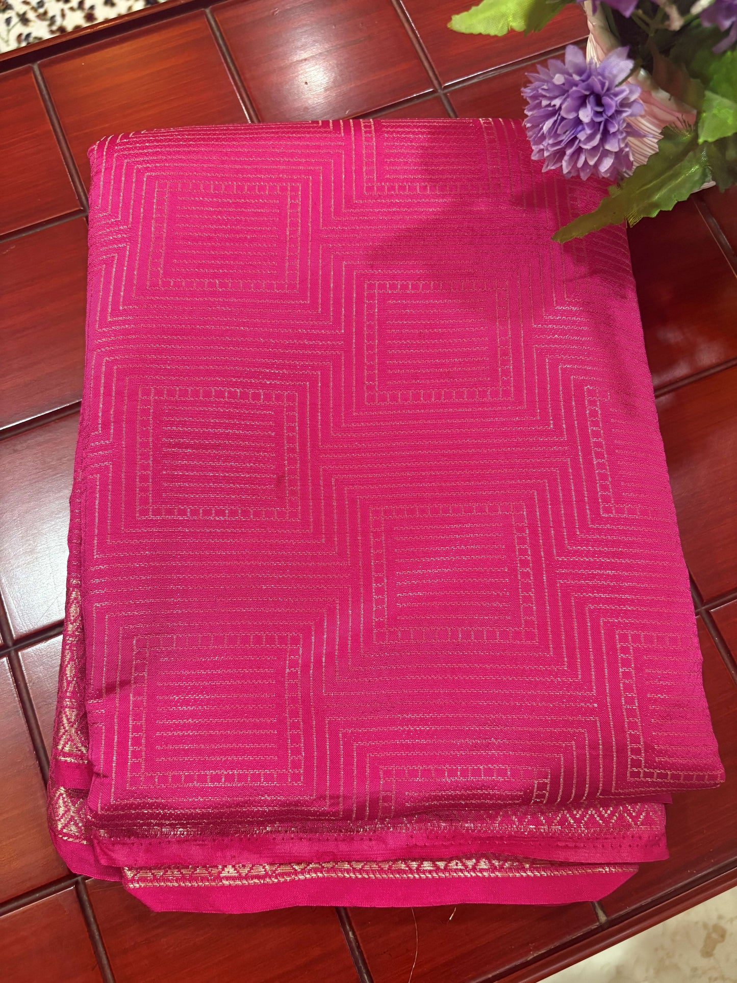Temple Border Pink
