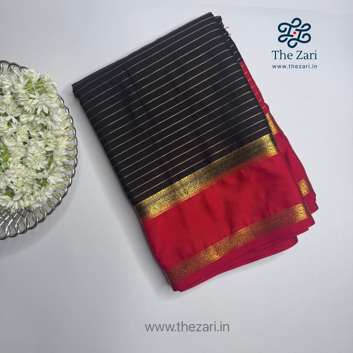 Semi Mysore Silk crepe saree