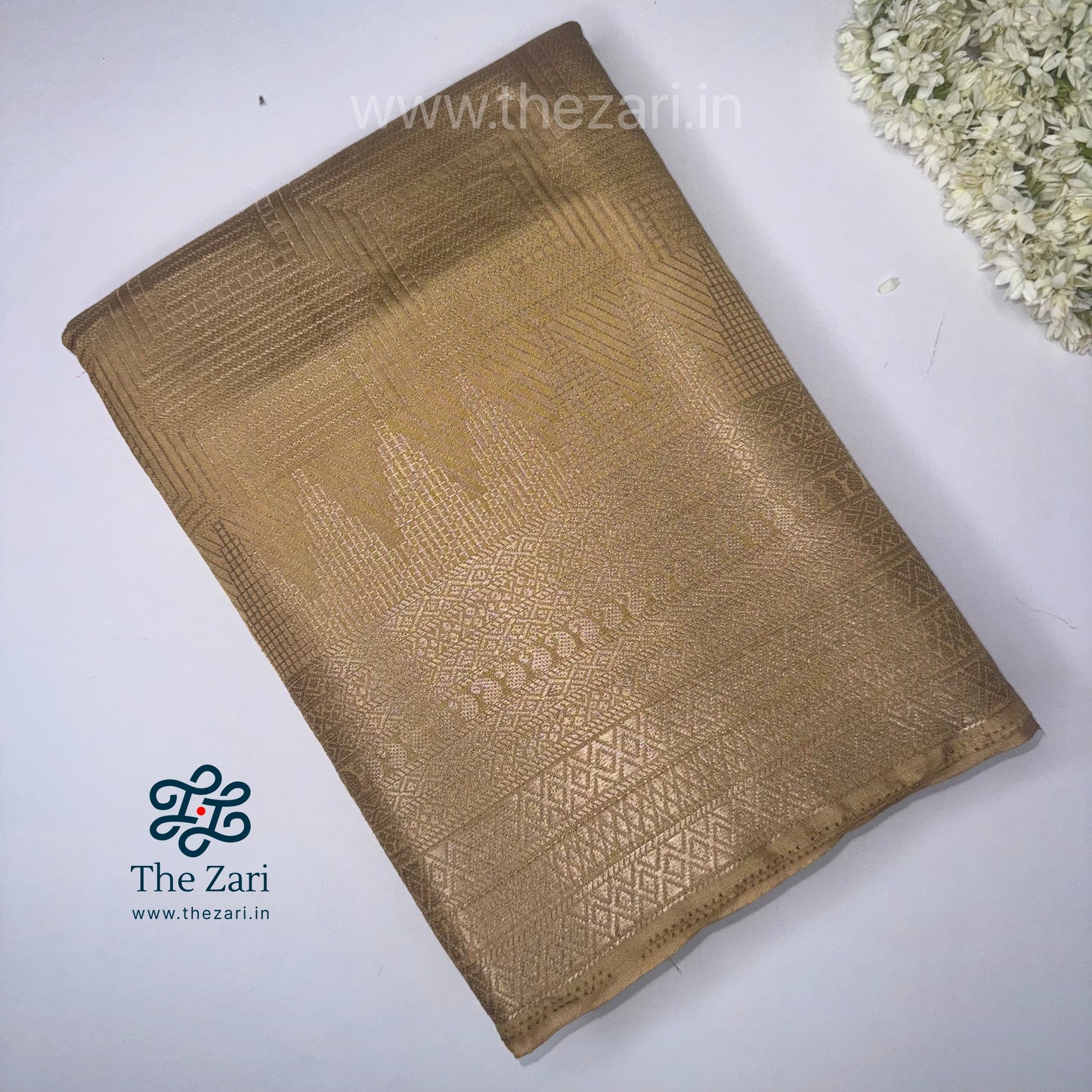 Semi Mysore silk Crepe saree