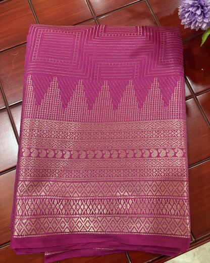 Temple Border Magenta Pink