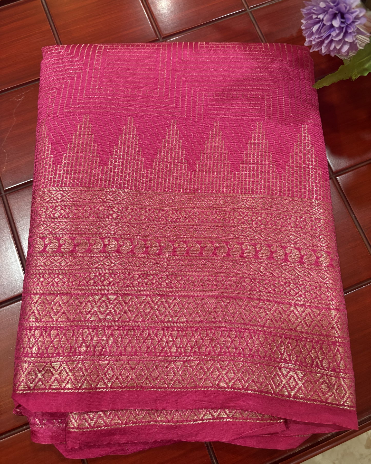 Temple Border Pink