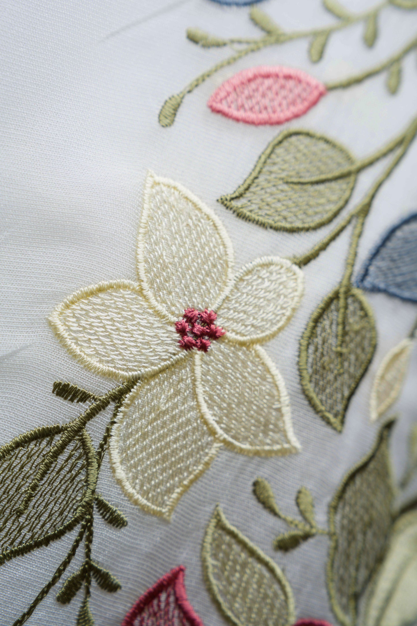 White Linen Tissue Saree