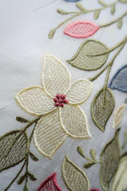 White Linen Tissue Saree