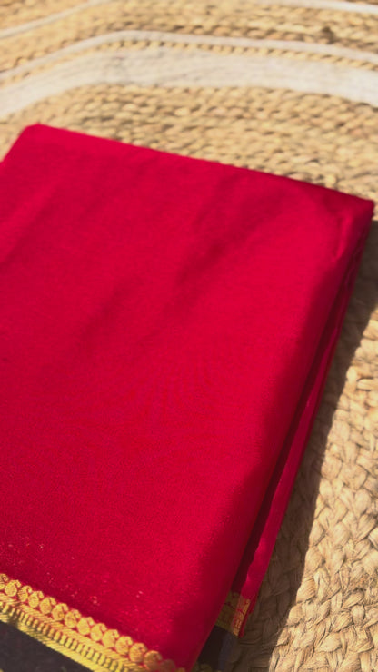 Rashmika Semi Crepe Mysore Silk Saree